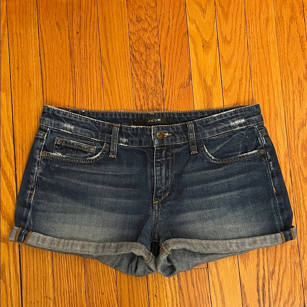 Joe's Jeans Darla Dark Blue Jean Shorts